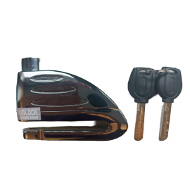 Bloccadisco antifurto per moto, con allarme sonoro