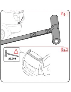 G3 Portabici Ricambio per ganci standard 2