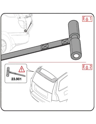 G3 Portabici Ricambio per ganci standard